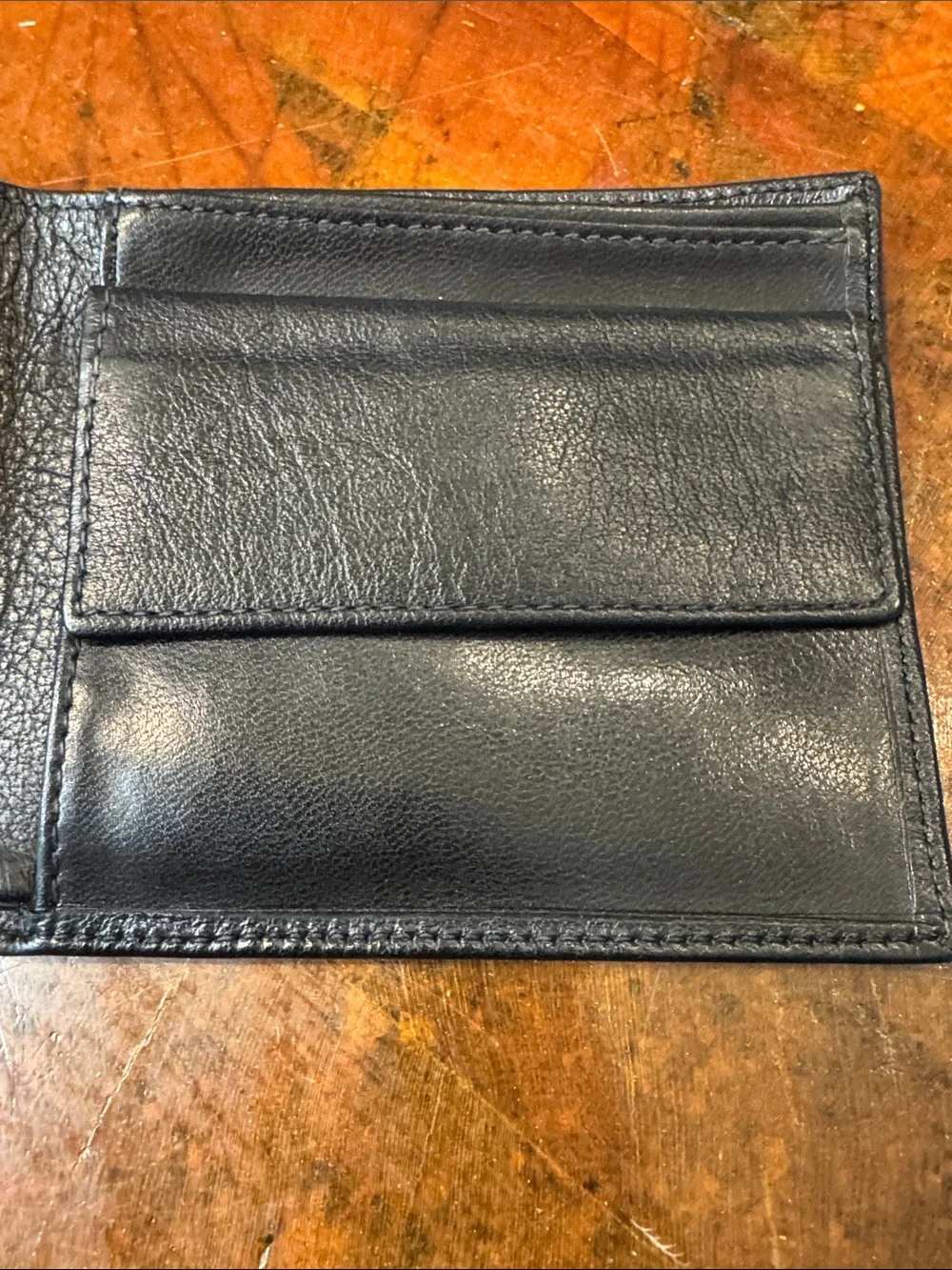 Givenchy Black Leather Wallet with Embossed Logo